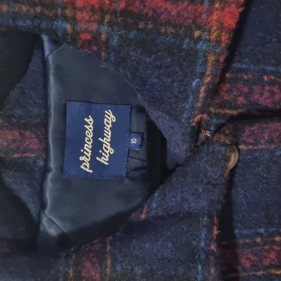 Princess Highway Plaid Coat - Picture 2 of 3